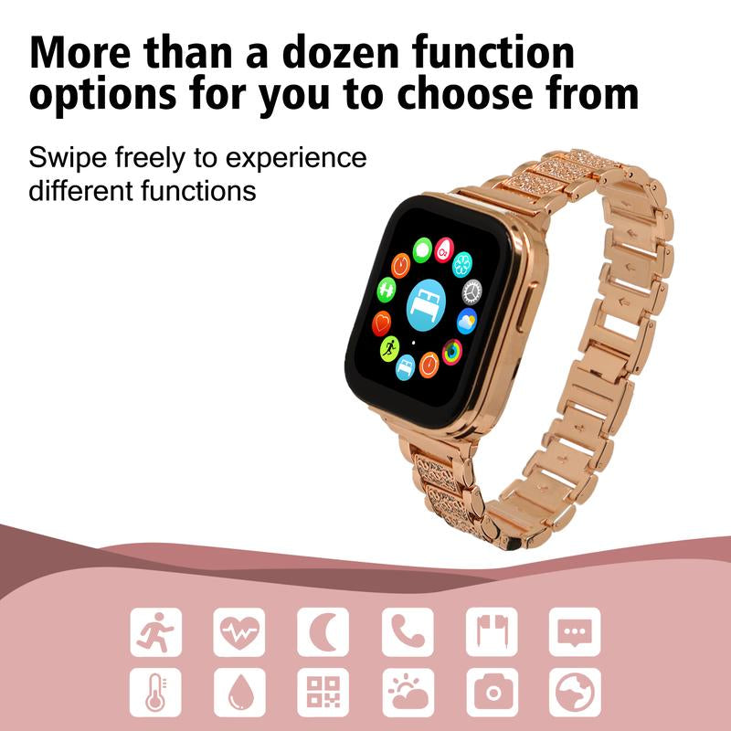 Smart Waterproof Watch™, Elegant Fitness Smart Watch with Wireless Earphones