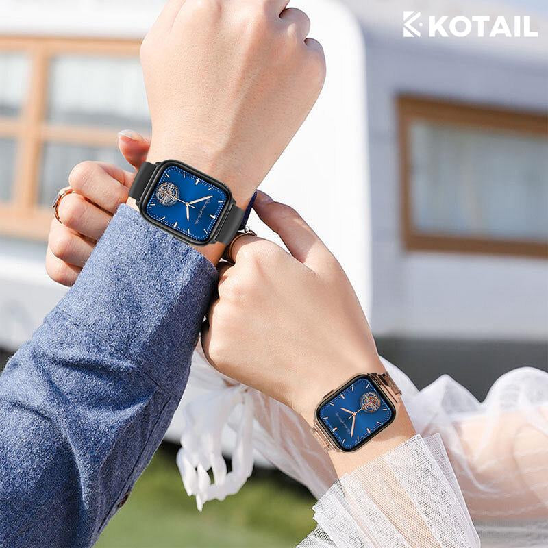 Smart Waterproof Watch™, Elegant Fitness Smart Watch with Wireless Earphones