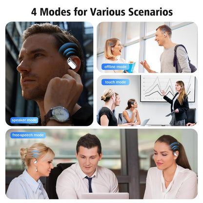 Dreamda M74 Smart Translation Headphones, AI Translation, Instant Conversation, Easy Operation, Travel-Friendly, Comfortable Fit, Voice Assistant